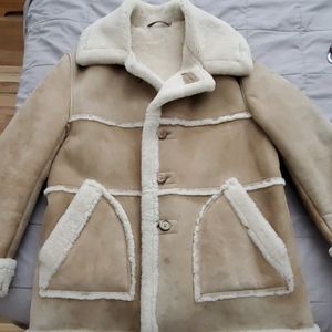 Winter coat suede